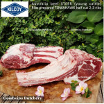 Beef rib TOMAHAWK Australia STEER (young cattle) DIAMANTINA frozen portioned 1 rib +/- 1.6kg (price/kg)